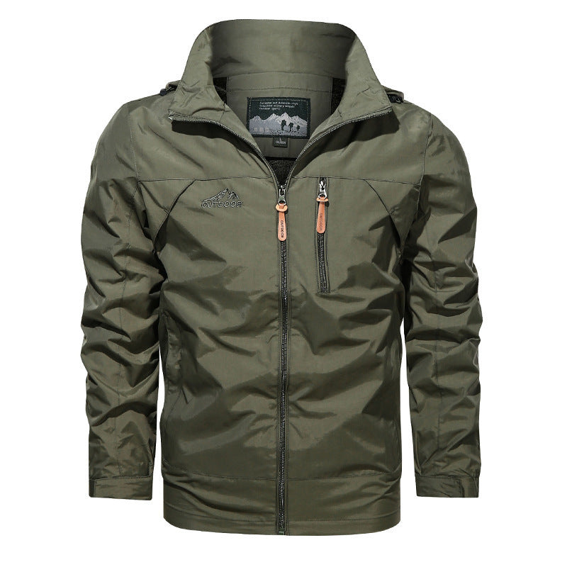 New Style Plus Size Jacket Men's Outdoor Hooded Jackets Men's Jackets Pi-Mart