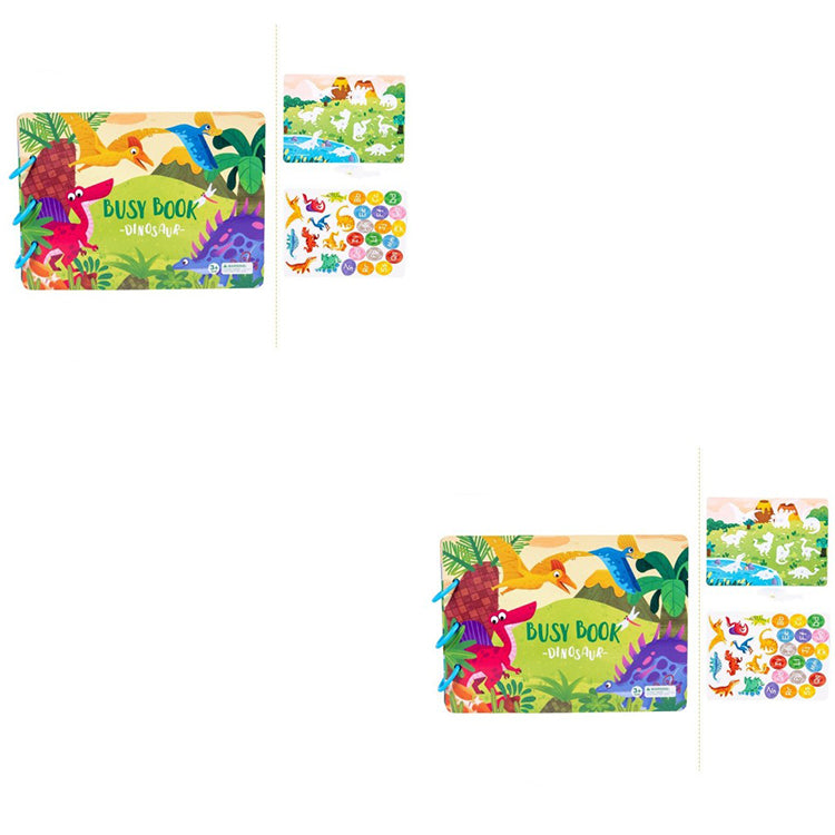 Children's Busy Book Educational Toys Repeated Paste Pi-Mart