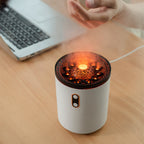 New Creative Ultrasonic Essential Oil Humidifier Volcano Aromatherapy Machine Spray Jellyfish Air Flame Humidifier Diffuser Pi-Mart
