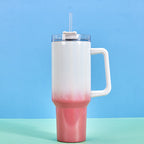 40oz Straw Coffee Insulation Cup With Handle Portable Car Stainless Steel Water Bottle LargeCapacity Travel BPA Free Thermal Mug Pi-Mart