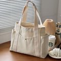 Commuter's All-matching Artistic One-shoulder Canvas Bag Pi-Mart