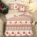 Bedding Set Snowflakes Bedding Sets Duvet Cover Warm Bed Pi-Mart