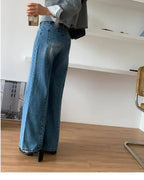 Retro High Waist Slimming Jeans Women
