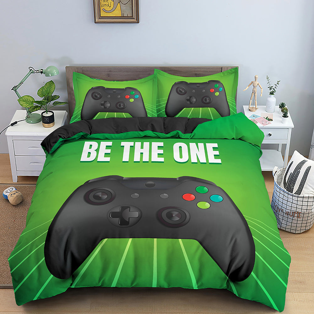 3D Printed Quilt Cover Three-piece Bedding Set Pi-Mart