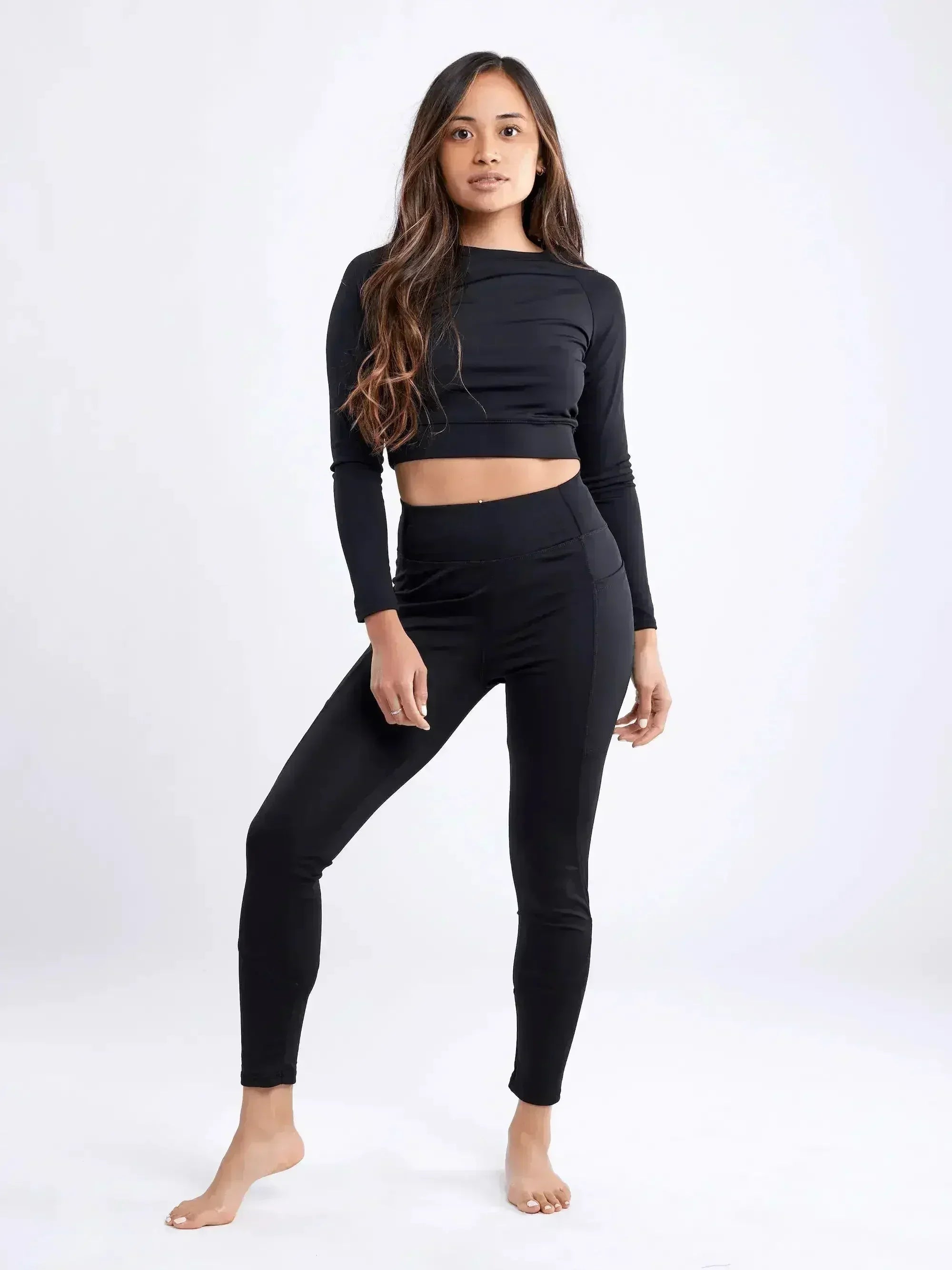 Long-Sleeve Crop Top - SJB-DIAMOND ELITES
