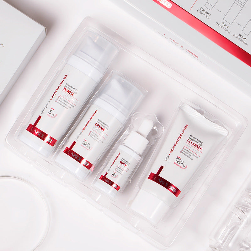 Nicotinamide 4-piece Set Moisturizing And Beautiful