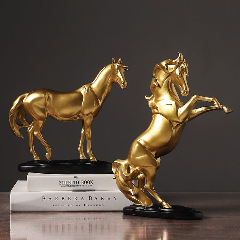 War Horse Bronze Horse Head Power Horse Resin Crafts Lootquake LLC