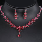 Simple White Bride Zircon Set Women Pi-Mart