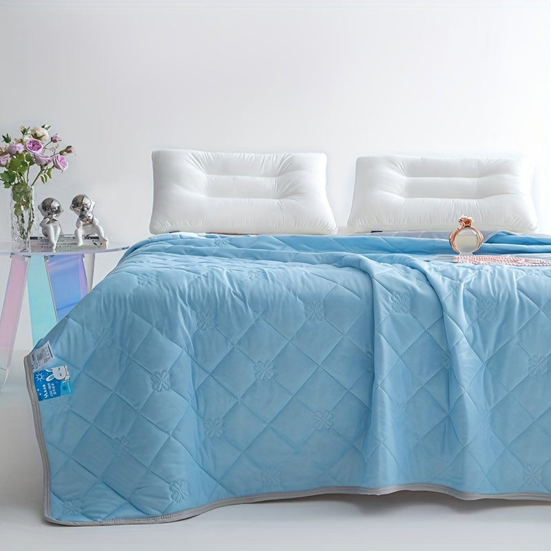 1pc Large Cooling Blanket - Soft, Breathable, Lightweight, Air Cooling Comforter for Hot Sleepers, Absorbs Heat, Smooth Cover for Ultimate Summer Sleep Lootquake LLC