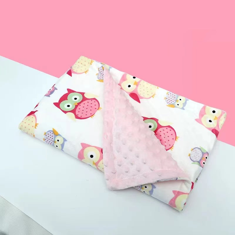 High Quality Baby Blanket Winter Flannel Fleece Flamingo Blanket Infant Swaddle Stroller Wrap For Newborn Baby Bedding Blankets Pi-Mart