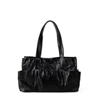 Stylish Metallic Hobo Tote Purse - Summer Design Large Capacity Multi-Compartment Shoulder Bag for Women