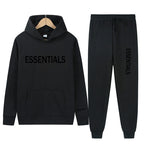 Essentials Sweatshirt Suit Men's and Women's Sweatshirt and Pant 2-Piece Set Hip-Hop Hoodie Suit by Pi-Mart Pi-Mart