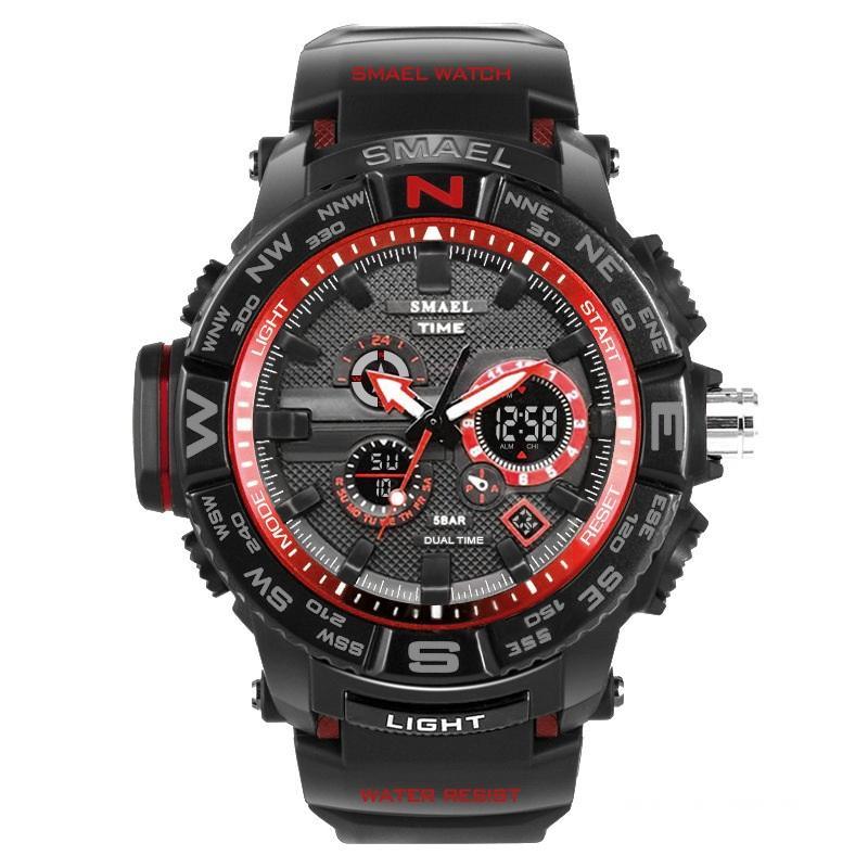 New Luxury Sport Watch With Dual Display LED Digital Analog Electronic Quartz  Display and Waterproof 30M protection - SJB-DIAMOND ELITES