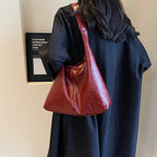 2pcs Composite Bag Fashion Shoulder Bag With Clutch Bag Casual Commuting Large Capacity Hobo Tote Bags Women Pi-Mart