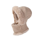 Women's Multi-functional Hat Scarf One-piece Suit Outdoor Windproof Cold-resistant Hat Pi-Mart