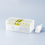 Large New Silicone Square Ice Mold Ice Cube Trays Lid Mold Storage Box Creative Tool Ice Cube Maker Cool Drinks Kitchen Bar Pi-Mart