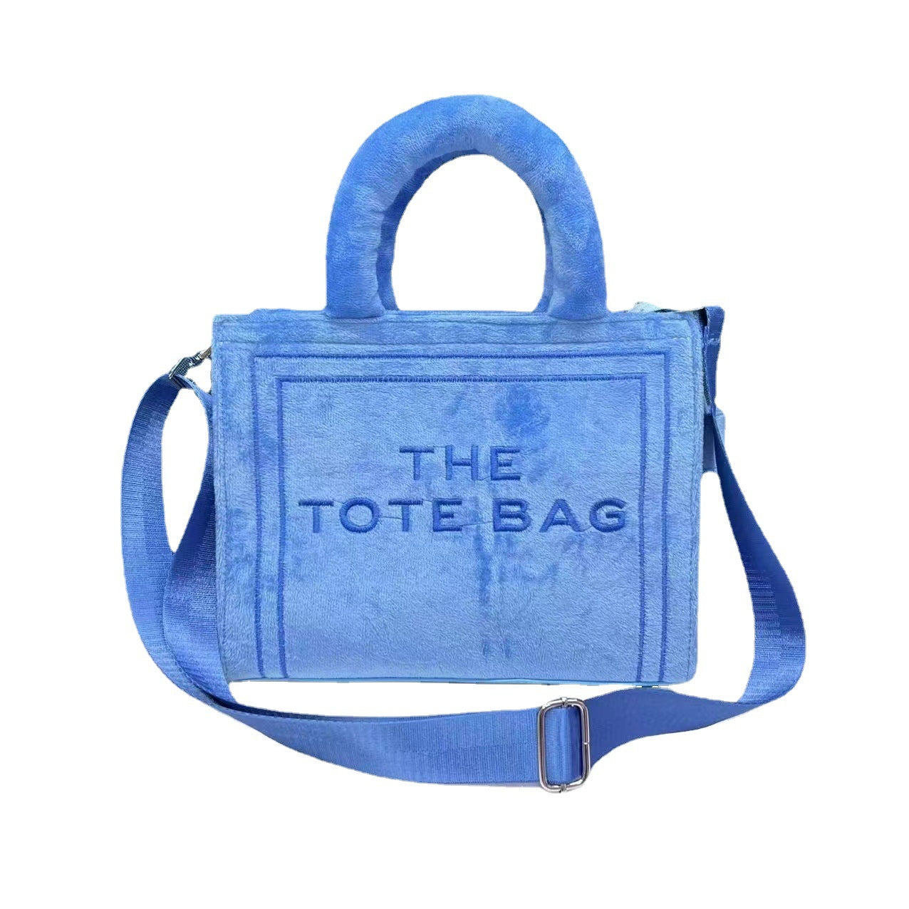 All-matching Fashion Plush Tote Handbag Women's Handbag Pi-Mart
