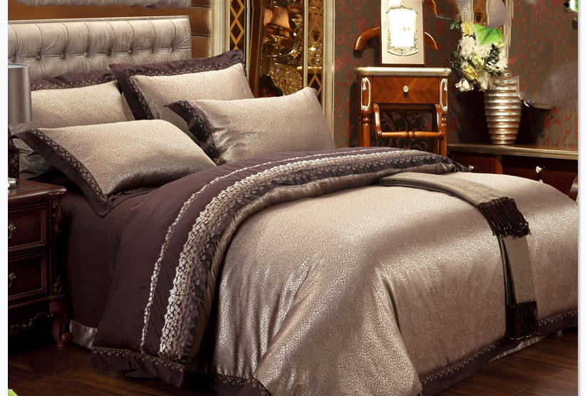 Four-piece Bed Full Cotton 1.5m1.8m Linen And Duvet Cover Pi-Mart