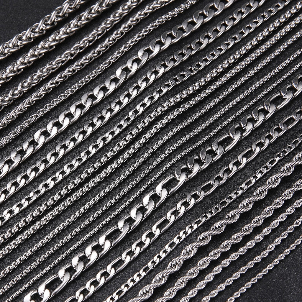Men's Curb Cuban Chain Necklace Pi-Mart