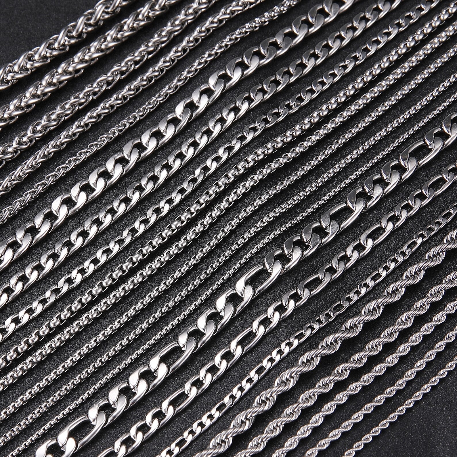 Men's Curb Cuban Chain Necklace Pi-Mart