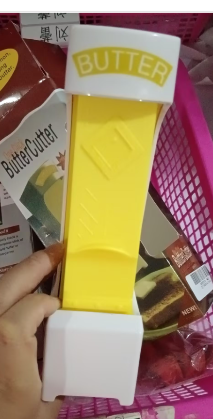 2023 Stick Butter Cutter Cheese Slicer One-Button Dispenser For Cutting Butter Storage Box Cheese Cooking Steak Kitchen Supplies Pi-Mart