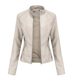 European And American Women's Leather Jackets