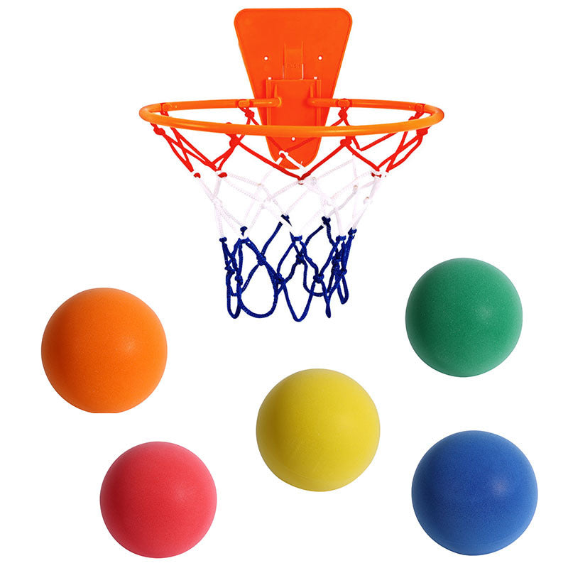 Silent High Density Foam Sports Ball Indoor Mute Basketball Soft Elastic Ball Children Sports Toy Games Pi-Mart