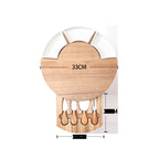 Fork Board Nordic Western Food Cutting Board Fruit Cheese Bread Pizza Board Pi-Mart