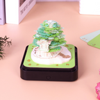 Tree House Paper Carving Notepad Creative Weekly Calendar Earth Calendar