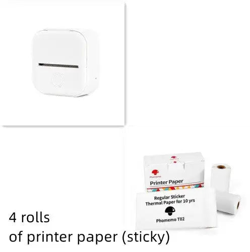 Portable Mini Printer for Students and Hobbyists, Bluetooth Thermal Label Printer - SJB-DIAMOND ELITES
