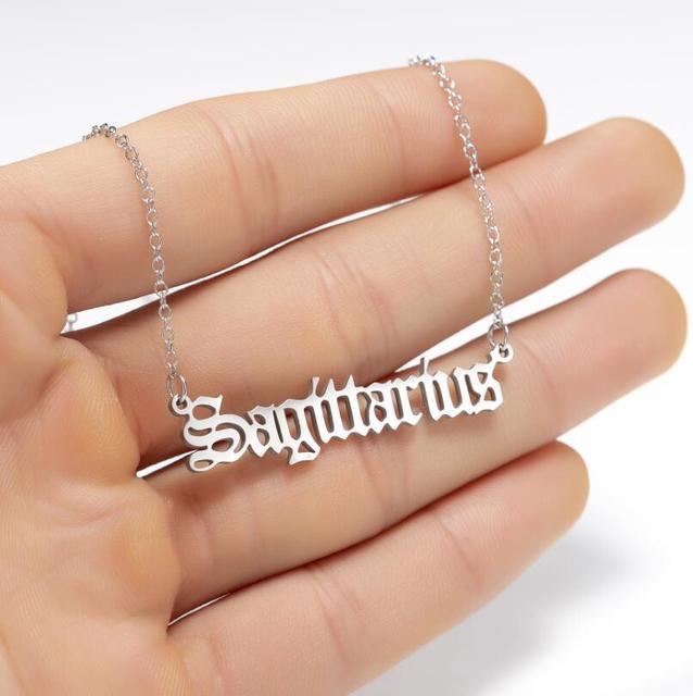 Zodiac Necklace Alphabet - SJB-DIAMOND ELITES
