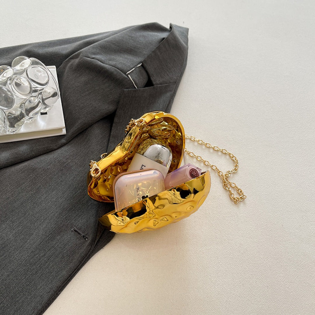 Heart Shaped Mini Purse – Elegant Acrylic Pericardium Chain Clutch, Perfect for Parties, Proms, Weddings, and Evening Out – Stylish Dinner Bag - SJB-DIAMOND ELITES