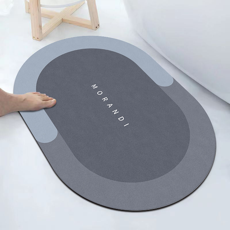 Household Fashion Simple Non-slip Quick-drying Absorbent Floor Mat Pi-Mart