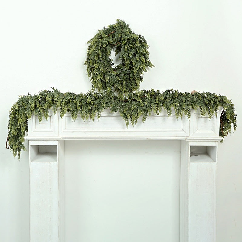 Thickened Cedar Rattan Decorations Christmas Pine And Cypress Rattan Pi-Mart