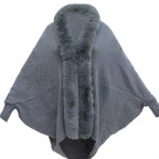 New Fashion Loose Cardigan Shawl Outer Match Cloak Coat Women Pi-Mart