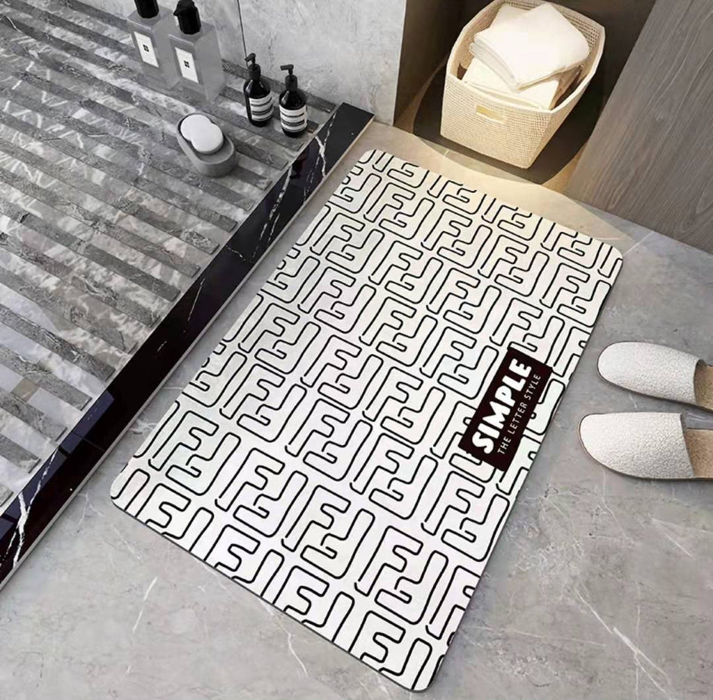Soft Diatom Mud Floor Mat Bathroom Absorbent Non-slip Pi-Mart