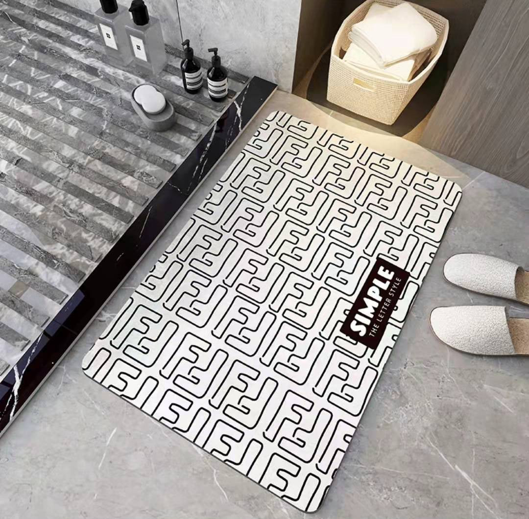 Soft Diatom Mud Floor Mat Bathroom Absorbent Non-slip Pi-Mart