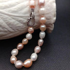 Natural Freshwater Thread Pearl Irregular Shaped Necklace Pi-Mart