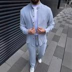 Cotton Men Suit Fashion Comfortable Top Pants Lootquake LLC