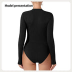 Women's Fashion Simple Solid Color Bodysuit - SJB-DIAMOND ELITES
