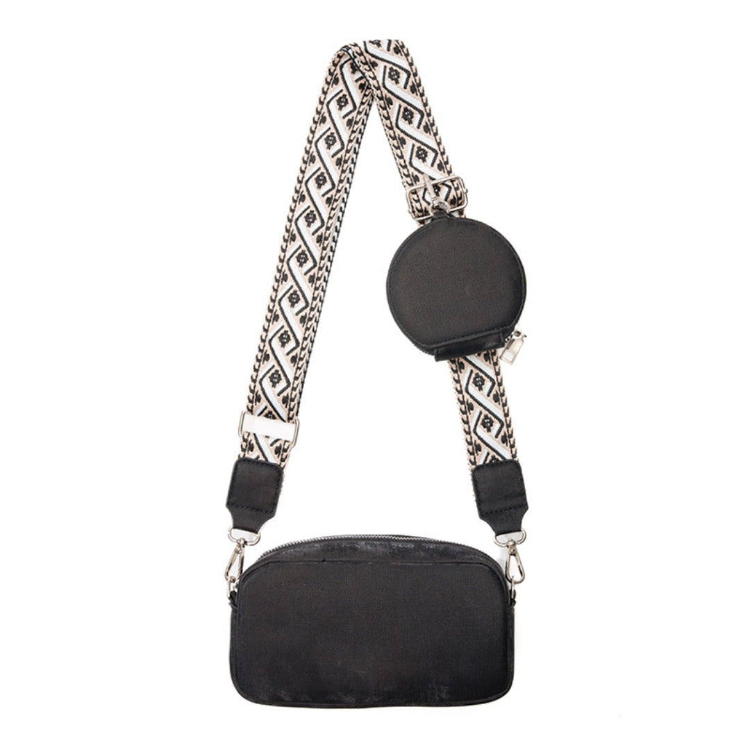 Shoulder crossbody bag, cute adjustable multifunctional small crossbody bag, wide shoulder strap crossbody bag 2 in 1 - SJB-DIAMOND ELITES
