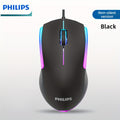 Wired Gaming Mouse with LED Backlight, 1200 DPI Optical Sensor, Ergonomic Design, ESports Games Theme, Right-Hand Orientation, Non-Slip Silicone Rollers, Battery-Free Operation for Windows/PC/Mac/Laptop