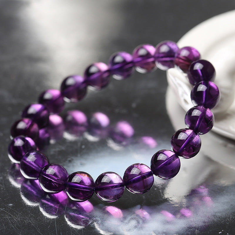 Natural Amethyst Single Loop Bracelet Pi-Mart
