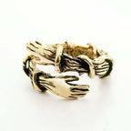 Simple And Creative Love Hands Embracing Ring Pi-Mart
