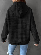 Women's Loose Casual Solid Color Long-sleeved Sweater Pi-Mart