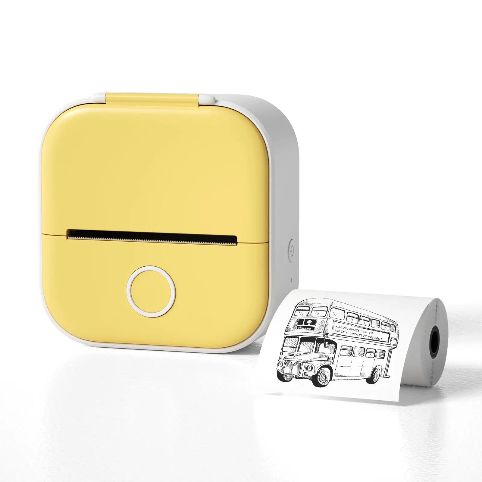 Portable Mini Printer for Students and Hobbyists, Bluetooth Thermal Label Printer - SJB-DIAMOND ELITES