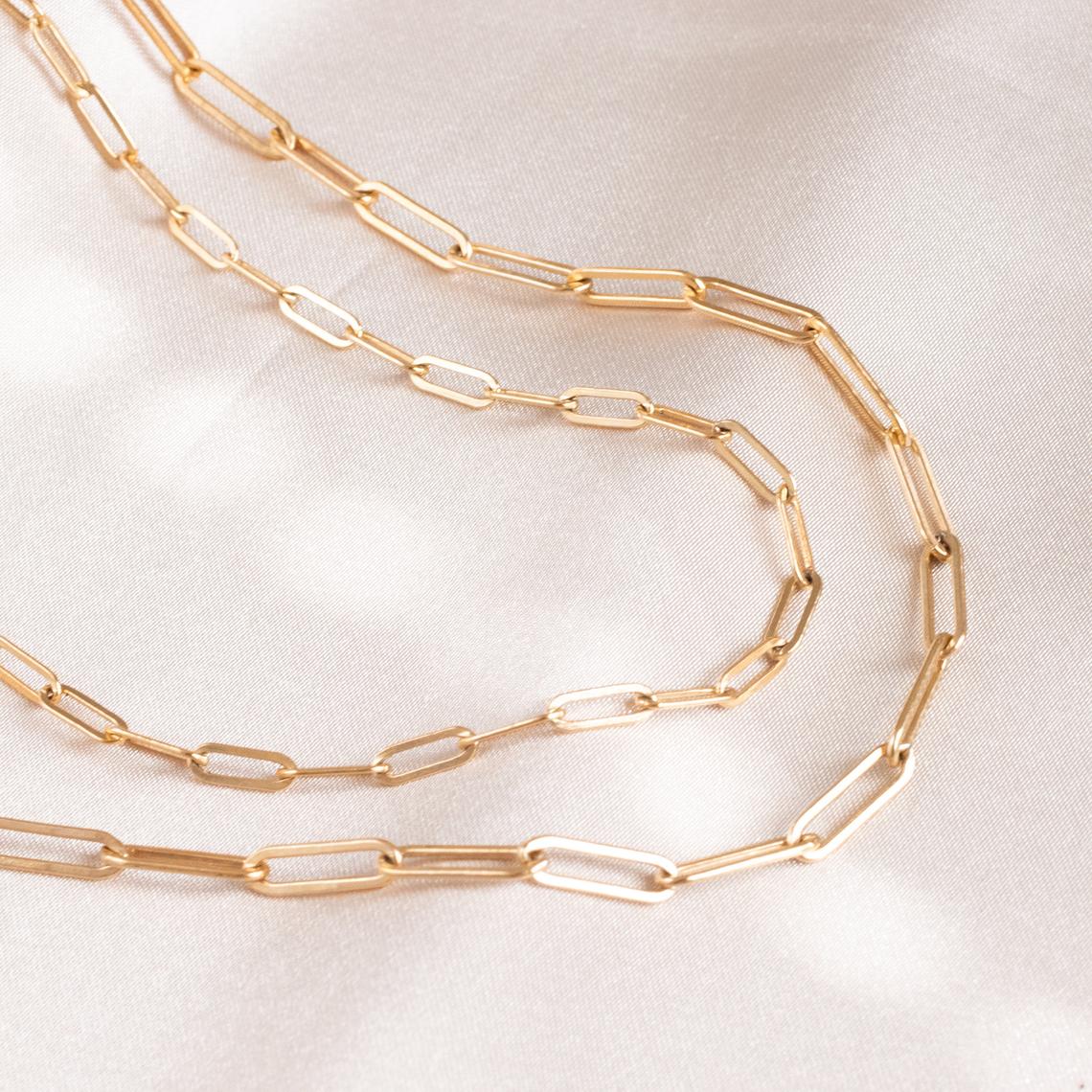 Paperclip Stainless Steel Necklace Pi-Mart