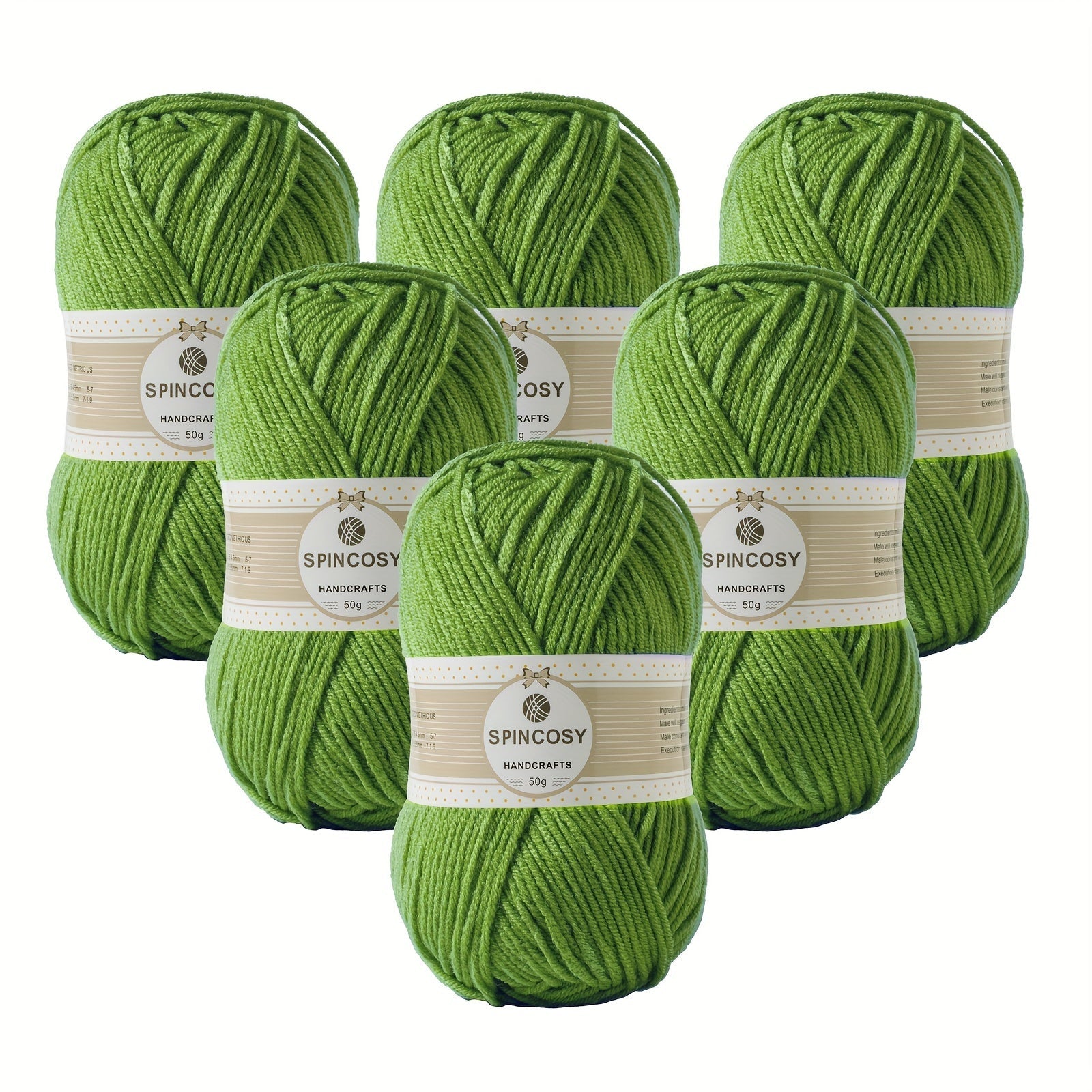 6pcs 4 Layers Hand-woven Crochet Yarn, Soft And Comfortable, 100% Acrylic Yarn, Suitable For DIY Crocheting And Knitting Scarf, Sweater, Shawl, Blanket, 1.76oz/pc