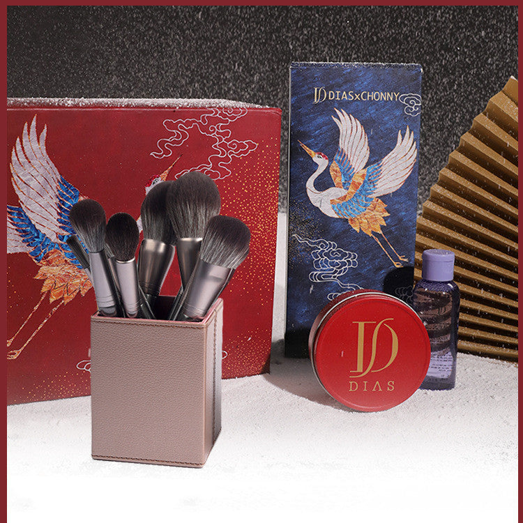 Women's Fashion Animal Hair Makeup Brush Set Pi-Mart