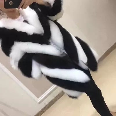 Fashion Personalized Fur Coat For Women Pi-Mart